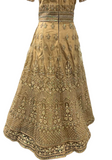 Ecru Leyna Embroidered Wedding Dress