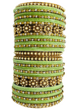 Bracelets mariage vert pistache Wahida