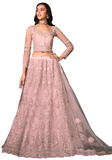 Lehenga nuptial rose pastel Pravina