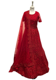 Robe de mariée brodée rouge Elena