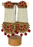 Sripriya red bollywood earrings