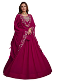 Stylish pink Touria salwar