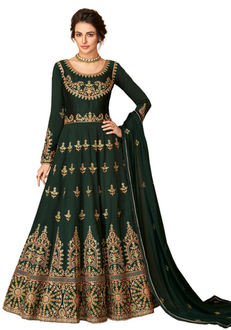 Emna green imperial dress