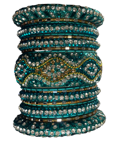 Bracelets Mariage Sonam Bleu - Narkis Fashion