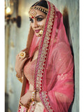Lehenga Bollywood Jaune et rose Riya - Narkis Fashion
