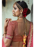 Lehenga Bollywood Jaune et rose Riya - Narkis Fashion