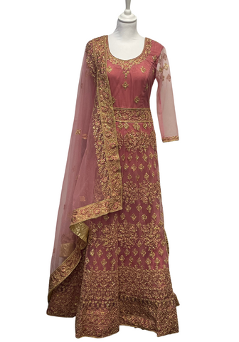 Amisha Pink Indian Dress