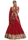 Deepika Red Bridal Lehenga