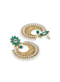 Shadita Green Indian Earrings
