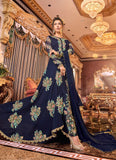 Robe Majestueuse Bleu marine Hasini - Narkis Fashion