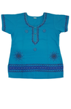Tunique coton bleu - Taille 40 - Narkis Fashion