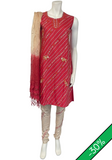 Salwar rouge Marliya - Taille 40 - Narkis Fashion