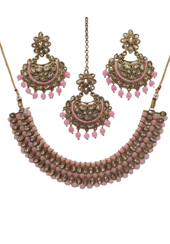 Naadiya pink Indian adornment