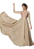 Beige Bahar evening dress - Size 42