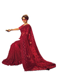Somptueux sari mariage rouge Nayanthara