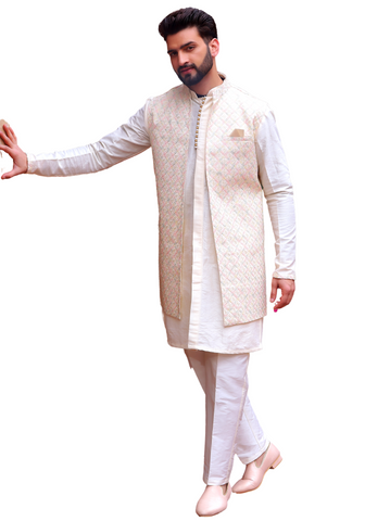 Sherwani designer beige Raghav