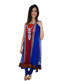 Salwar Designer Rouge Shihana - Taille 38 - Narkis Fashion