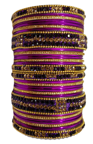 Bracelets bollywood Violet - Narkis Fashion