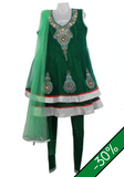 Monika green Indian girl outfit - 10/11 years