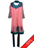 Salwar Designer Saumon Neela - Taille 40 - Narkis Fashion