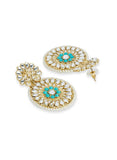 Suguna Turquoise Indian Earrings
