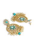 Sayira Blue Indian Earrings