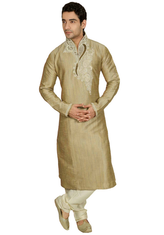 Costume Indien Beige Rahul - Taille 40 - Narkis Fashion