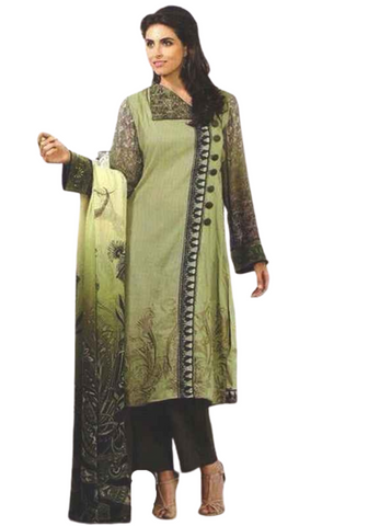 Salwar pakistanais Vert Tarunya - Narkis Fashion