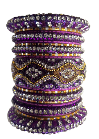 Bracelets Mariage Violet - Narkis Fashion